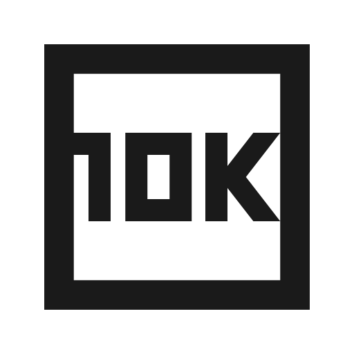 10k outline sharp icon, sharp-cornered style, from Material Symbols