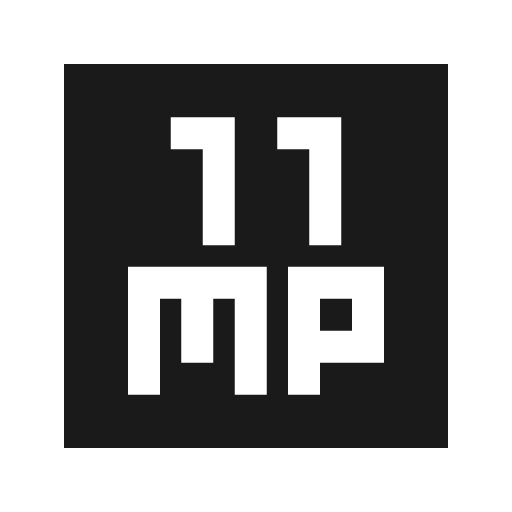 11mp sharp icon, sharp-cornered style, from Material Symbols