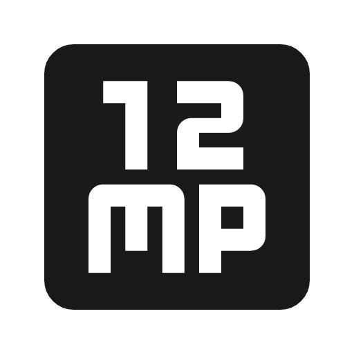 12mp icon, solid style, from Material Symbols