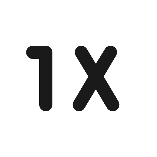 1x mobiledata rounded icon, rounded style, from Material Symbols