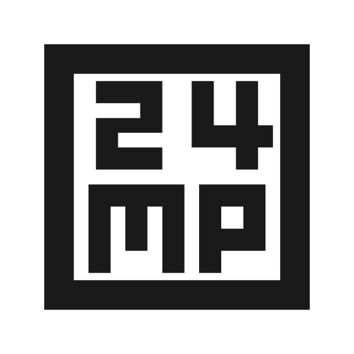 24mp outline sharp icon, sharp-cornered style, from Material Symbols
