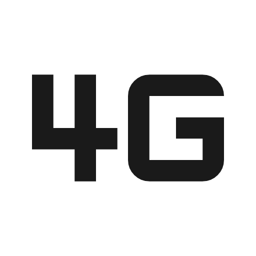4g mobiledata icon, solid style, from Material Symbols
