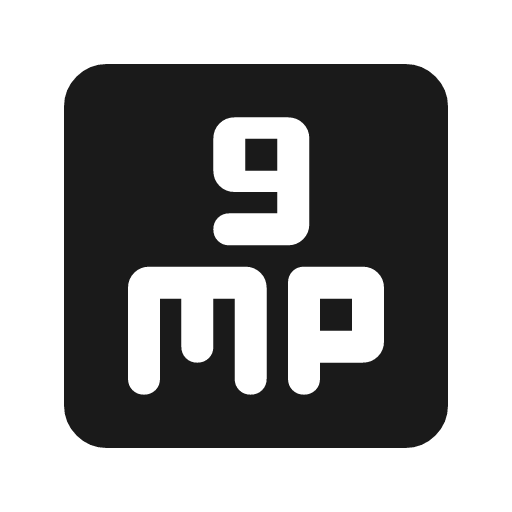 9mp rounded icon, rounded style, from Material Symbols