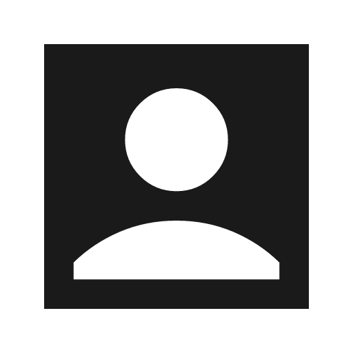 Account box sharp icon, sharp-cornered style, from Material Symbols