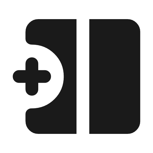 Add column left rounded icon, rounded style, from Material Symbols
