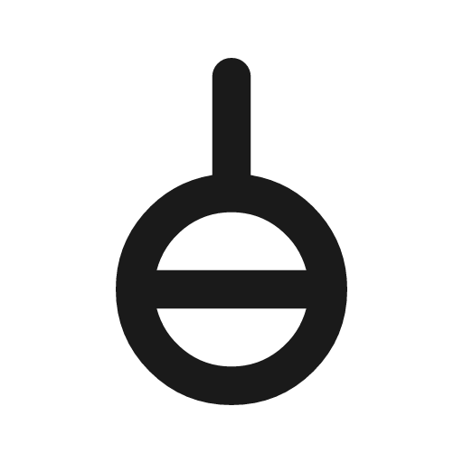 Agender rounded icon, rounded style, from Material Symbols