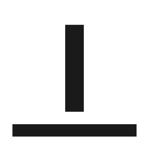 Align flex end icon, solid style, from Material Symbols