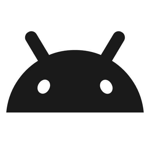 Android icon, solid style, from Material Symbols