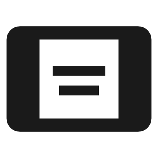 Aod tablet icon, solid style, from Material Symbols