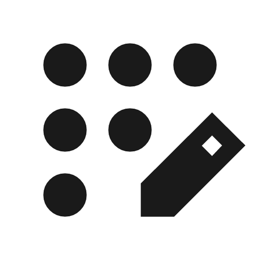 App registration sharp icon, sharp-cornered style, from Material Symbols