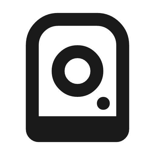 Assistant device outline rounded icon, rounded style, from Material Symbols