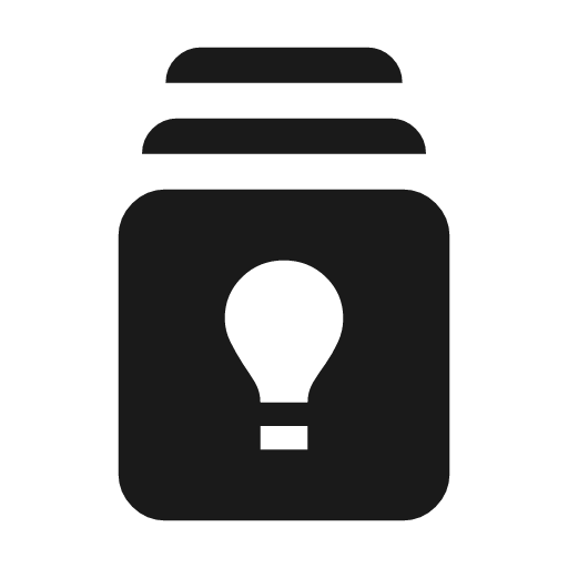 Batch prediction icon, solid style, from Material Symbols