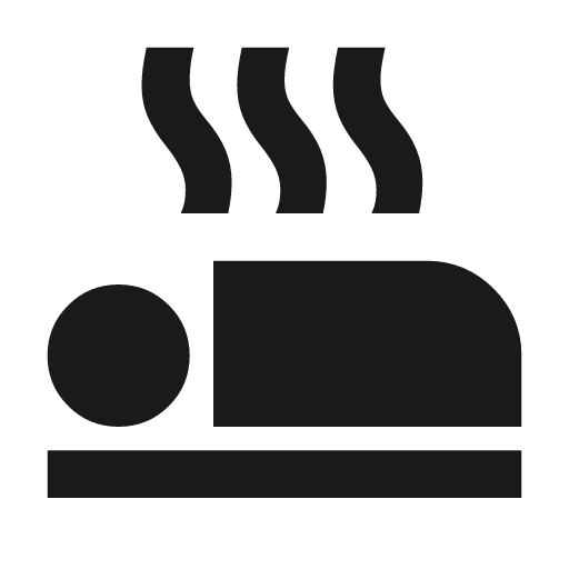 Bath bedrock icon, solid style, from Material Symbols