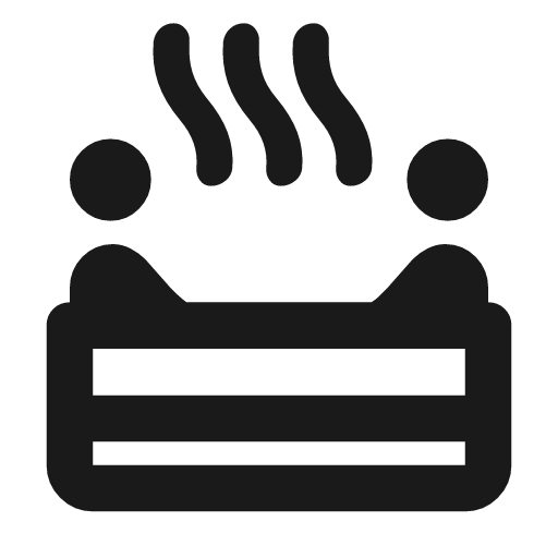 Bath private outline rounded icon, rounded style, from Material Symbols