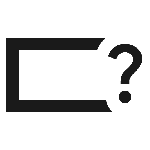 Battery android question outline sharp icon, sharp-cornered style, from Material Symbols