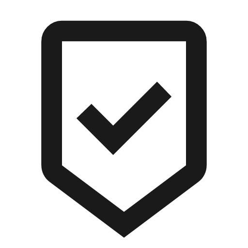 Beenhere outline icon, outline style, from Material Symbols