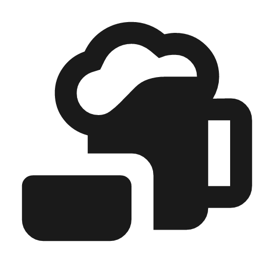 Beer meal rounded icon, rounded style, from Material Symbols