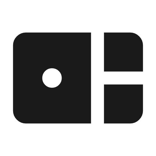 Bento icon, solid style, from Material Symbols