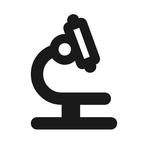 Biotech outline rounded icon, rounded style, from Material Symbols