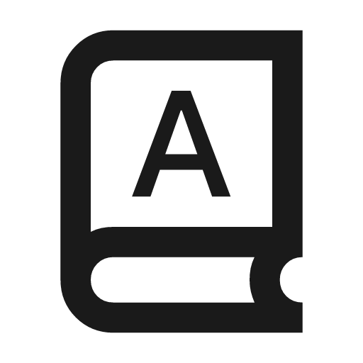 Book 3 outline icon, outline style, from Material Symbols