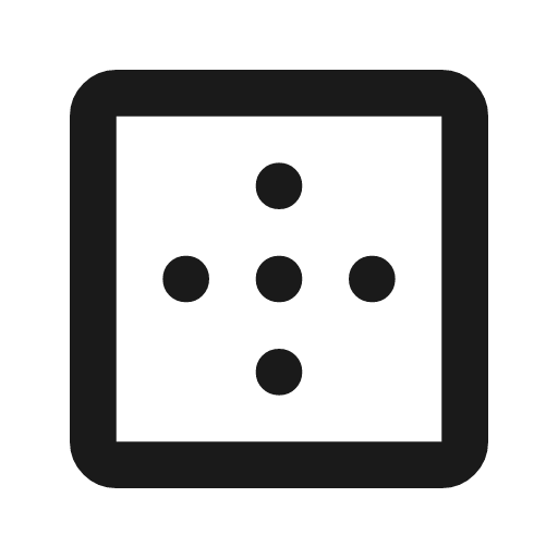 Border outer rounded icon, rounded style, from Material Symbols