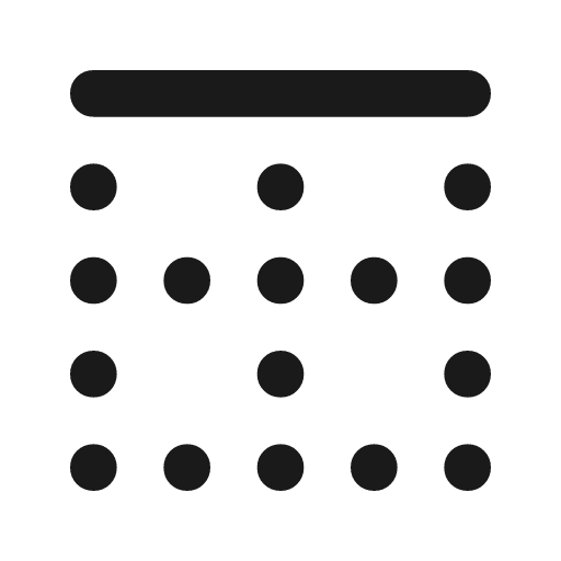 Border top rounded icon, rounded style, from Material Symbols