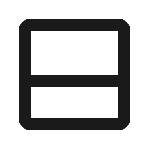 Bottom sheets outline icon, outline style, from Material Symbols