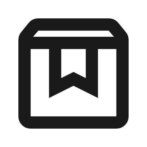 Box outline icon, outline style, from Material Symbols