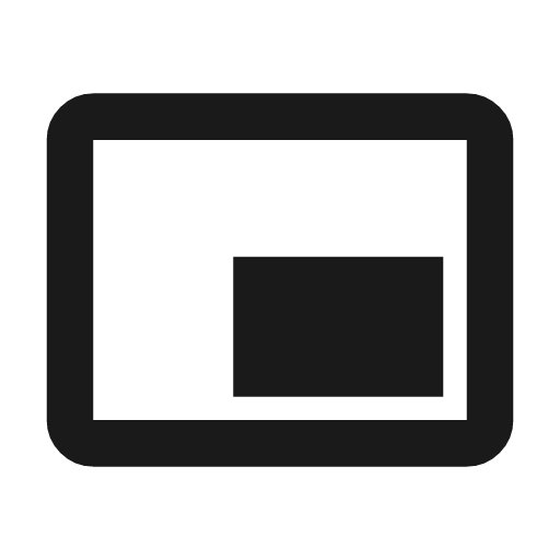 Branding watermark outline icon, outline style, from Material Symbols