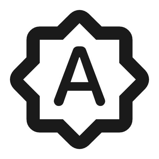 Brightness auto outline rounded icon, rounded style, from Material Symbols