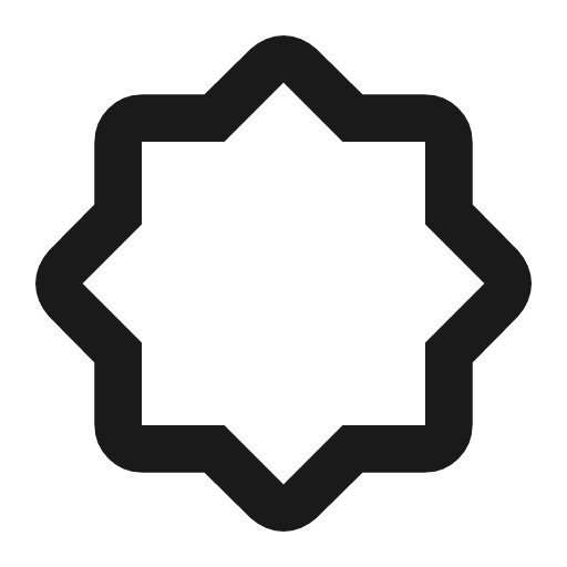 Brightness empty outline rounded icon, rounded style, from Material Symbols