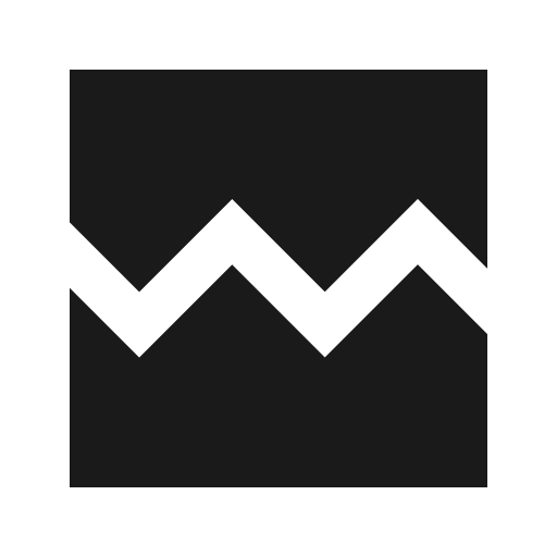 Broken image sharp icon, sharp-cornered style, from Material Symbols