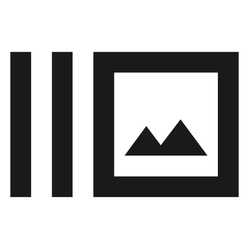 Burst mode outline sharp icon, sharp-cornered style, from Material Symbols