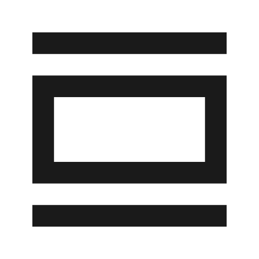 Calendar view day outline sharp icon, sharp-cornered style, from Material Symbols