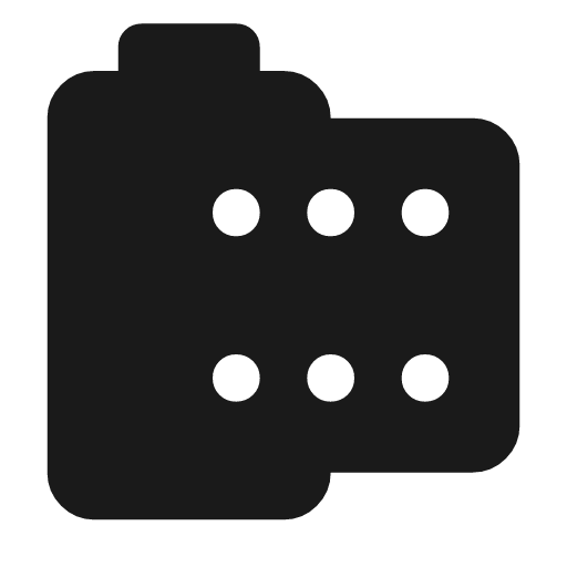Camera roll rounded icon, rounded style, from Material Symbols