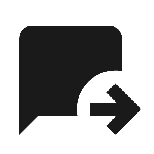 Chat paste go 2 icon, solid style, from Material Symbols