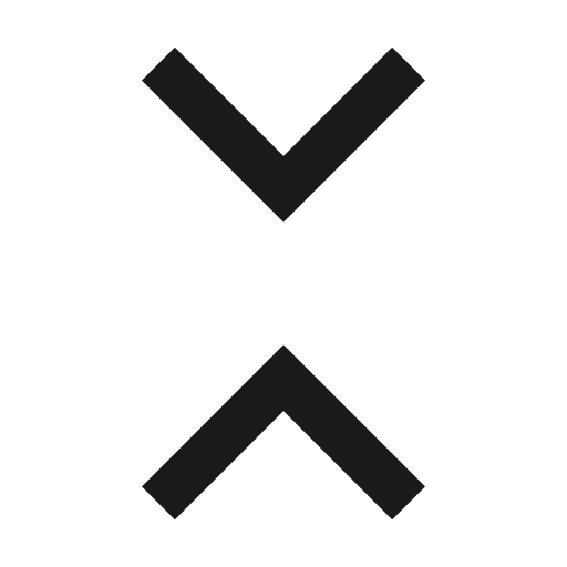 Collapse all icon, solid style, from Material Symbols