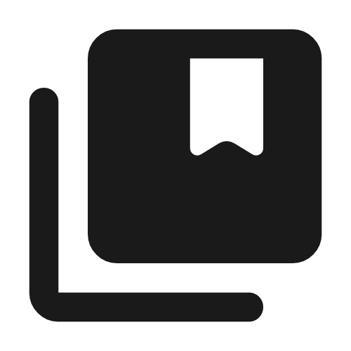 Collections bookmark rounded icon, rounded style, from Material Symbols