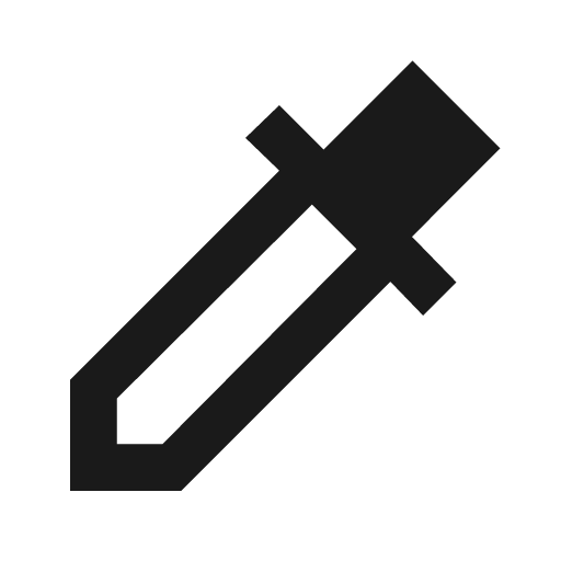 Colorize sharp icon, sharp-cornered style, from Material Symbols