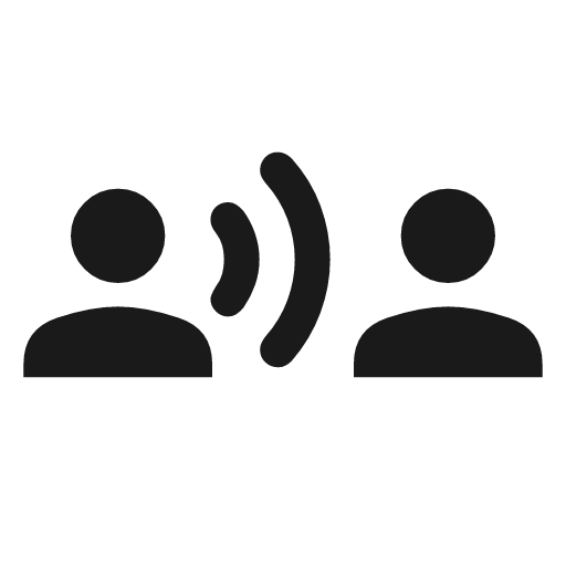 Communication rounded icon, rounded style, from Material Symbols