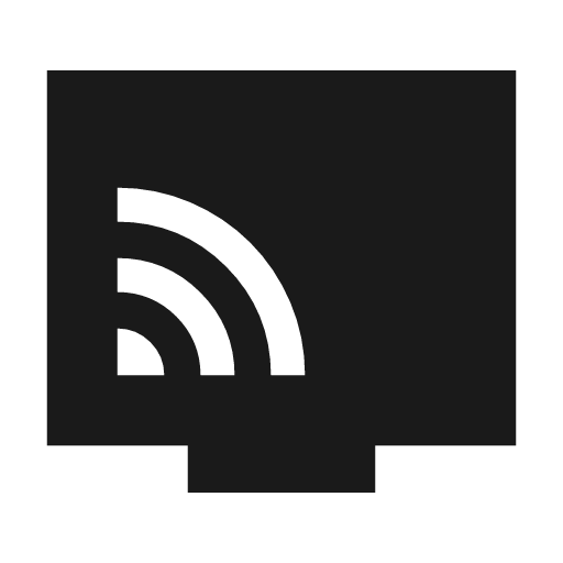 Connected tv sharp icon, sharp-cornered style, from Material Symbols