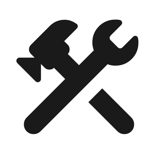 Construction rounded icon, rounded style, from Material Symbols