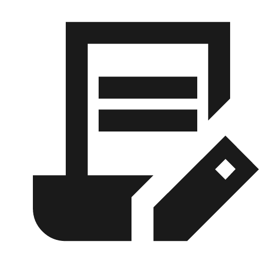 Contract edit sharp icon, sharp-cornered style, from Material Symbols