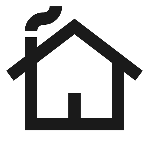 Cottage outline icon, outline style, from Material Symbols