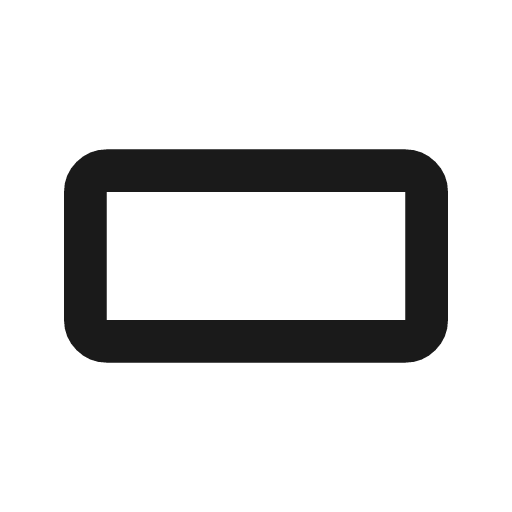 Crop 16 9 outline icon, outline style, from Material Symbols