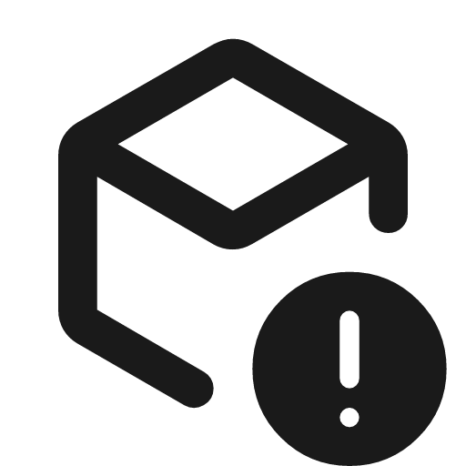 Deployed code alert outline rounded icon, rounded style, from Material Symbols