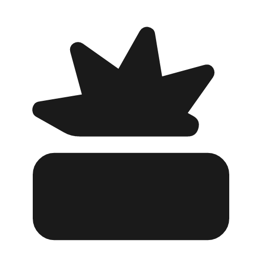 Destruction rounded icon, rounded style, from Material Symbols