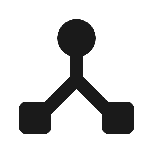 Device hub rounded icon, rounded style, from Material Symbols