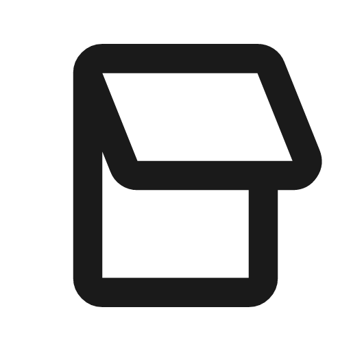 Devices fold 2 outline icon, outline style, from Material Symbols