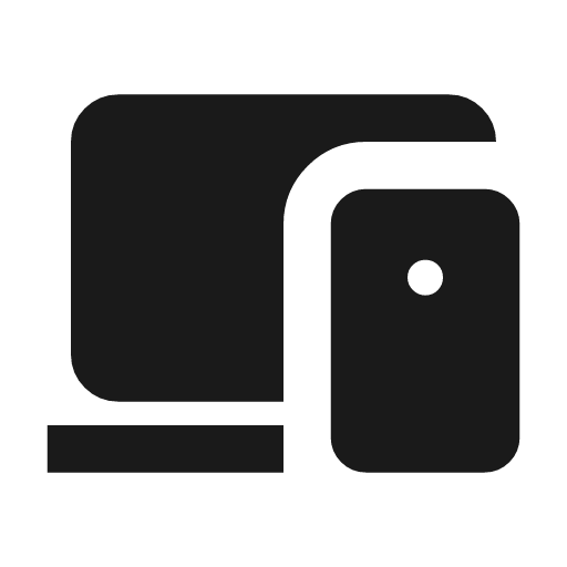 Devices icon, solid style, from Material Symbols